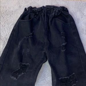 princess polly, ruffled top jeans